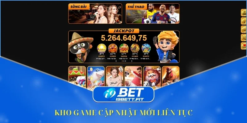 I9BET sở hữu kho game khủng hơn 1000 trò chơi